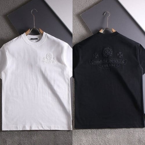 홀스슈2 자수로고 라운드 티셔츠 CR-1030