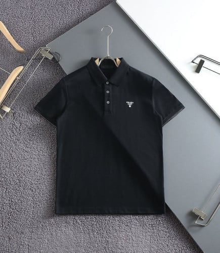 레터링 자수로고 면실켓 카라 티셔츠 PR-3740