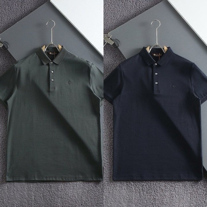 LP 엠보 스몰로고 면실켓 카라 티셔츠 LO-289