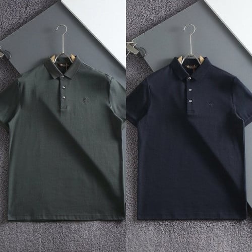 LP 엠보 스몰로고 면실켓 카라 티셔츠 LO-289