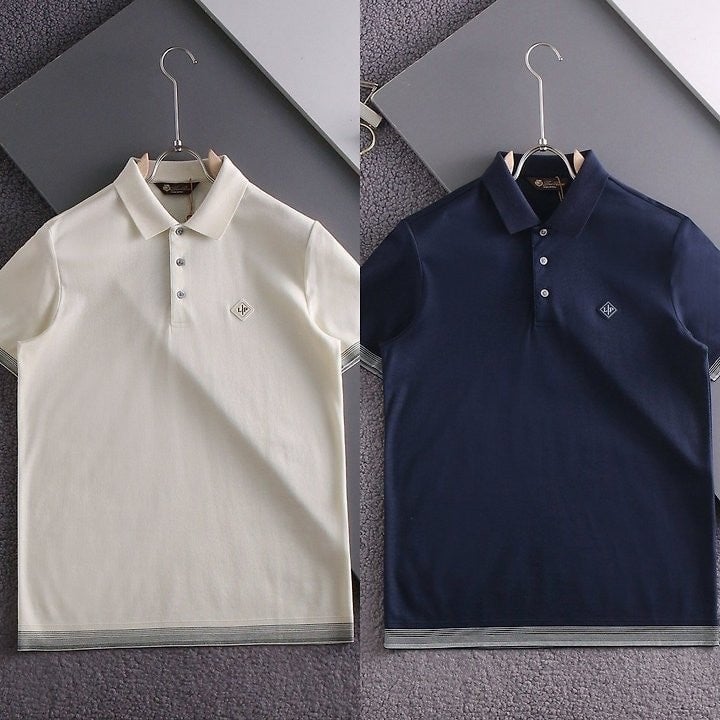 LP 엠보 패치로고 면실크 카라 티셔츠 LO-288