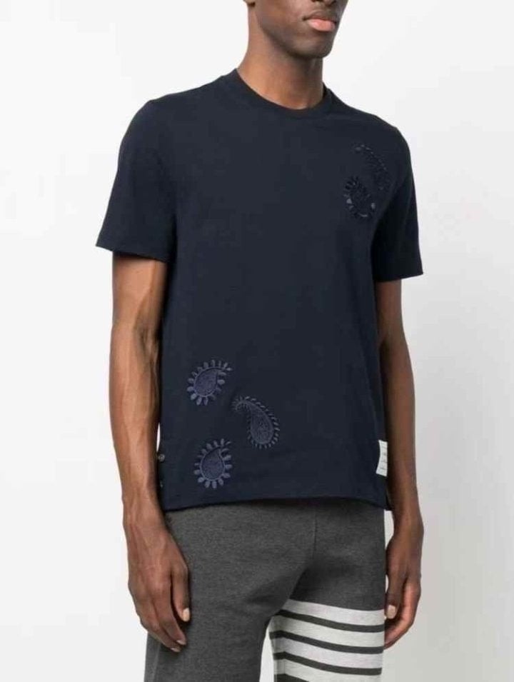 자수로고 실크 라운드 TM-4073