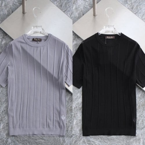 *빅사이즈 추가* 자수패턴로고 크루넥 라운드 니트 LO-285