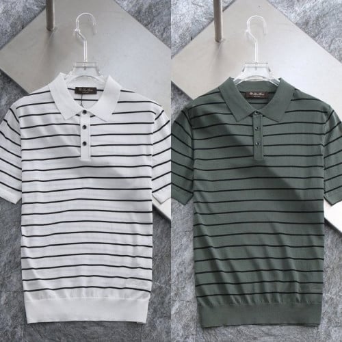 *빅사이즈 추가* 자수로고 카라 쿨니트 LO-284