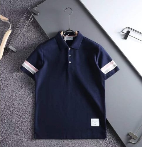 *빅사이즈 추천* 엔지니어드 삼선 텍스처 코튼 카라티 TM-4070