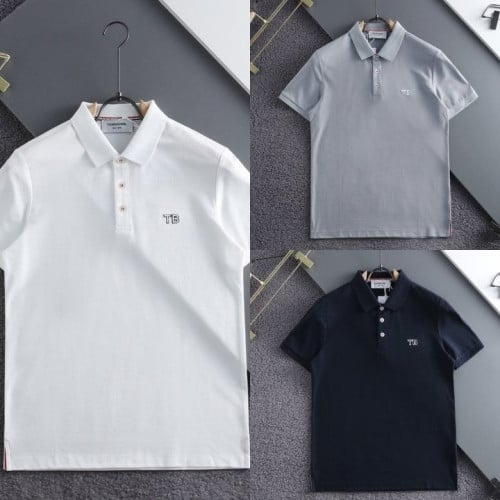 *빅사이즈 추가* TB 자수로고 코튼 카라티 TM-4069