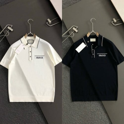 라인넥포인트 레터링로고 카라 쿨니트 GU-3277