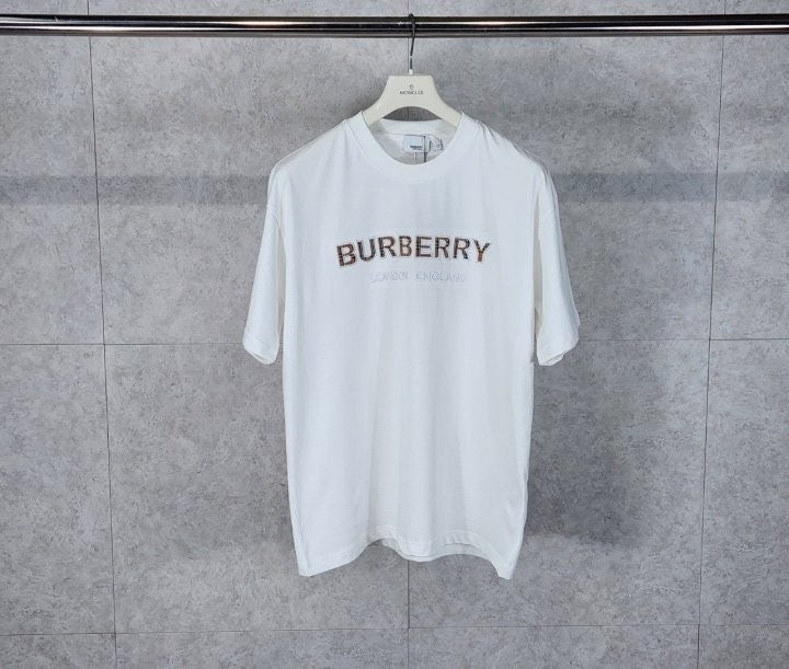 워싱 체크로고 티셔츠 화이트 BB-3379