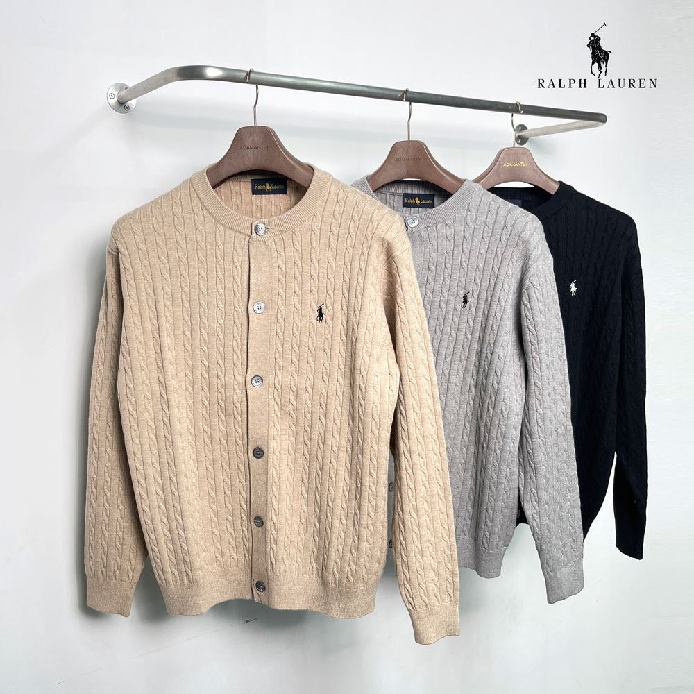 케이블 U넥 가디건 PO-953