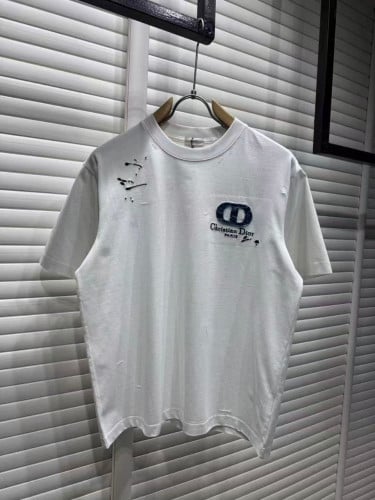 데님패치 데미지 자수반팔 DI-1870