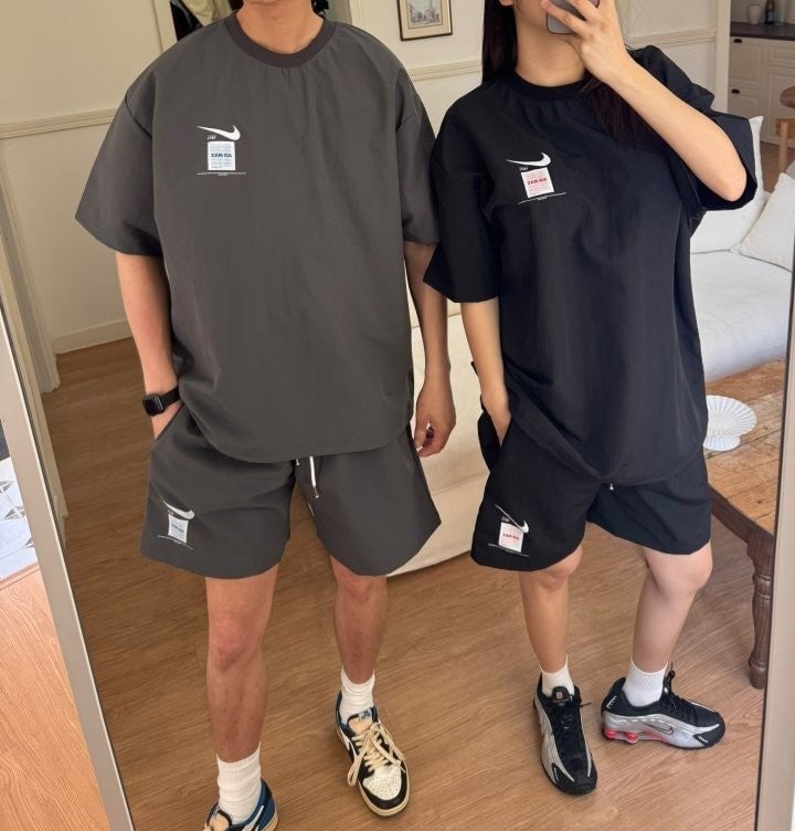 어패럴 나일론반팔셋업 NK-3689