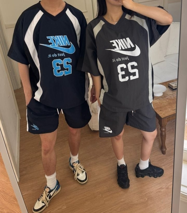 두잇23 나일론스트링반팔셋업 NK-3684