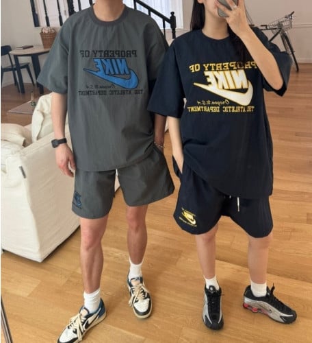 뉴오레곤 나일론스트링반팔셋업 NK-3682