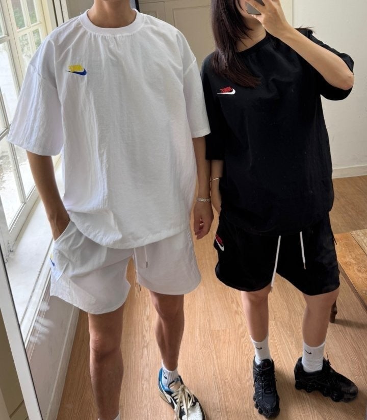 개런티 나일론스트링반팔셋업 NK-3680