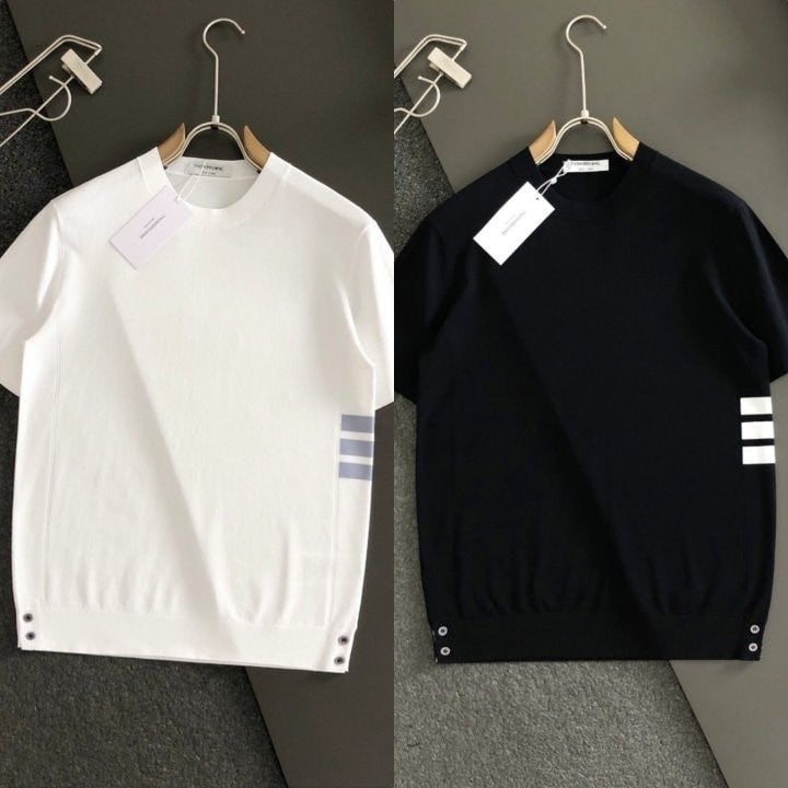 삼선 라운드 쿨니트 TM-4078