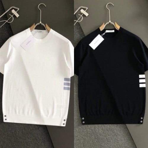 삼선 라운드 쿨니트 TM-4078