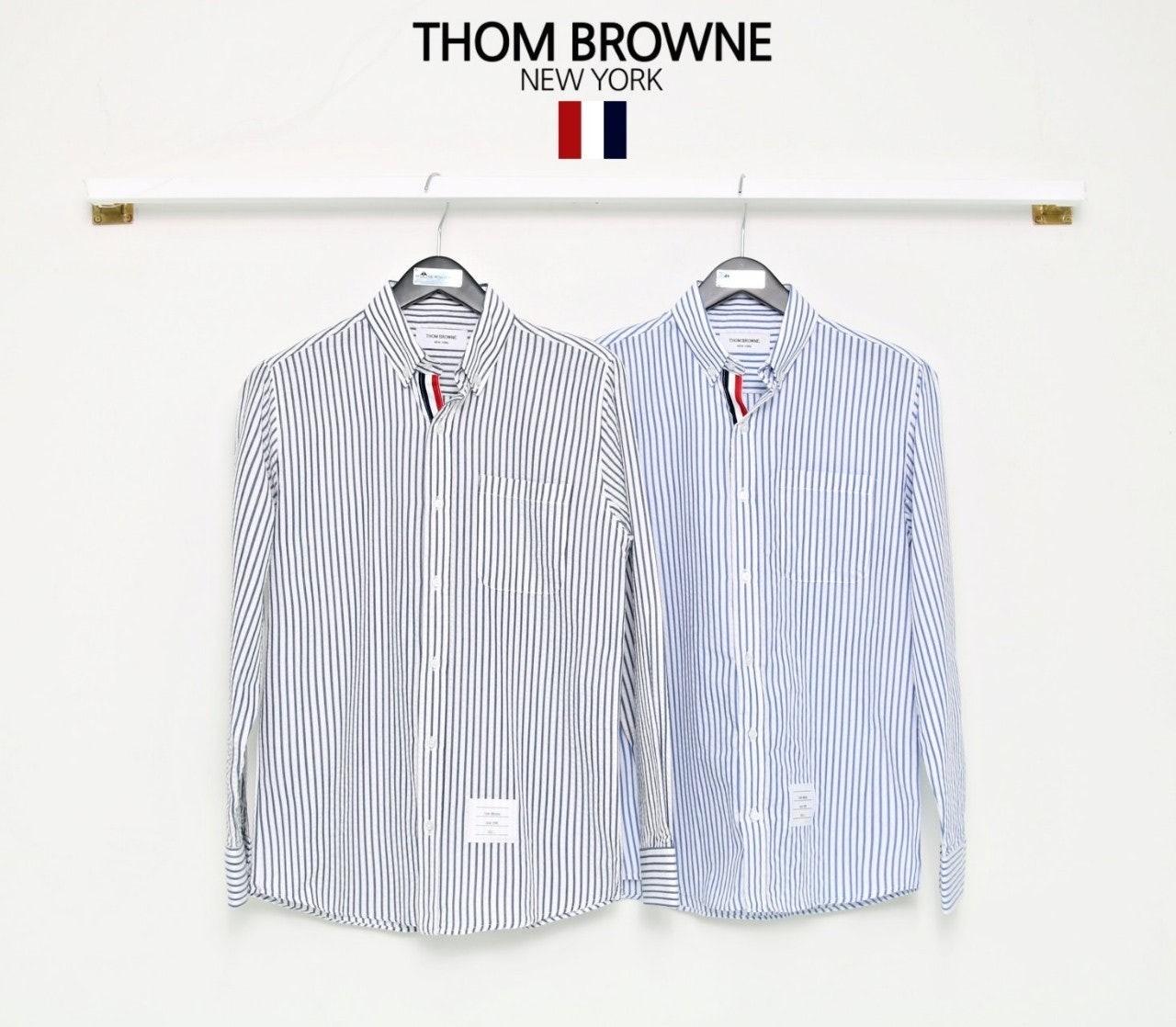 시어서커 스트라이프 셔츠 TM-3837