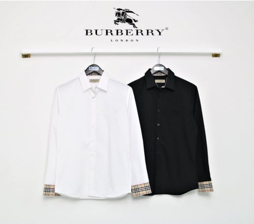 포인트체크 원형로고 자수 셔츠 BB-3517