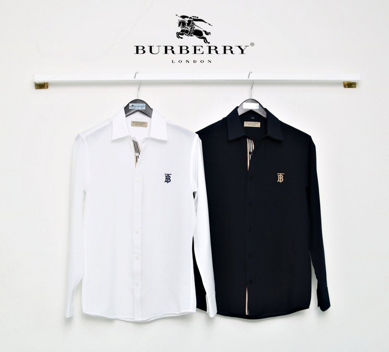 히든3선 BT로고 자수 셔츠 BB-3521