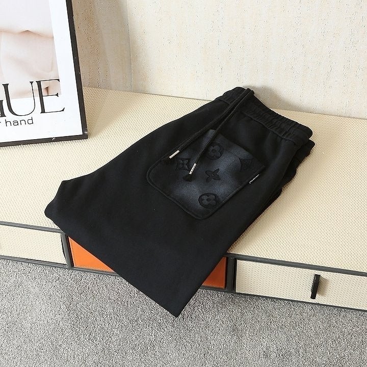 자가드로고 면스판 밴딩팬츠 LOU-2670