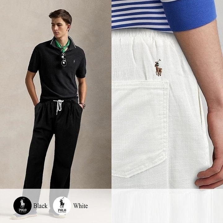 💕 폴* 린넨 세미와이드 팬츠