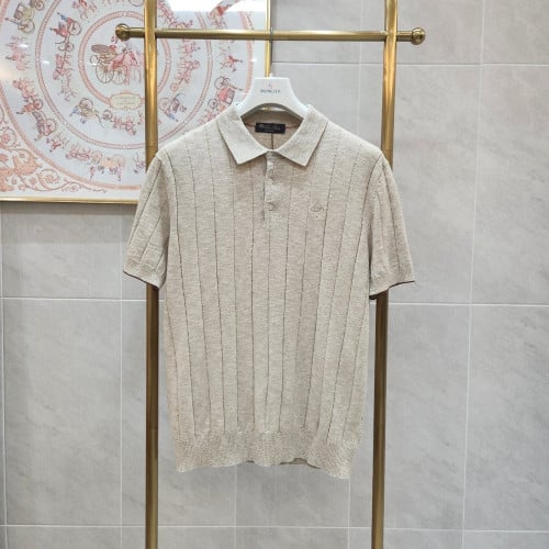 💕 로* 피아나 자수로고 린넨 카라니트