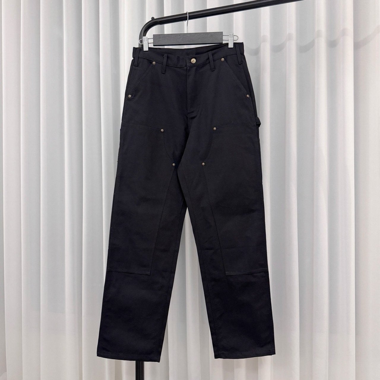 💕 칼** WIP 캔버스 더블 니 팬츠