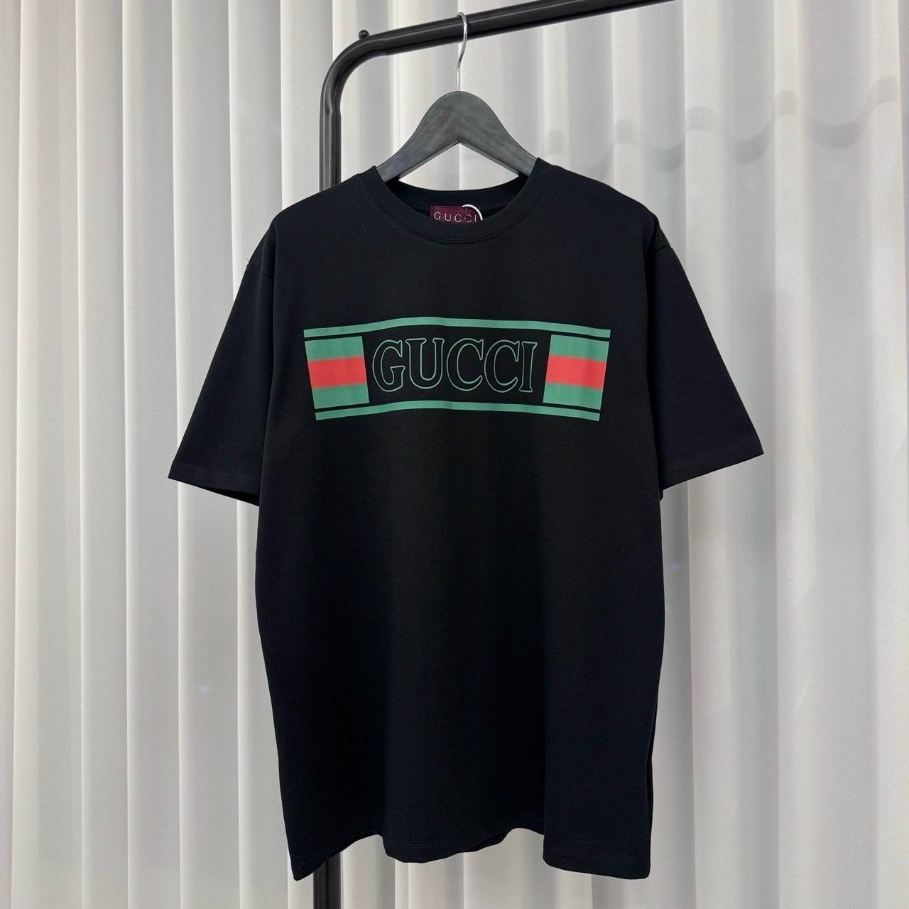 💕 구* 프린트 코튼 저지 반팔 티셔츠